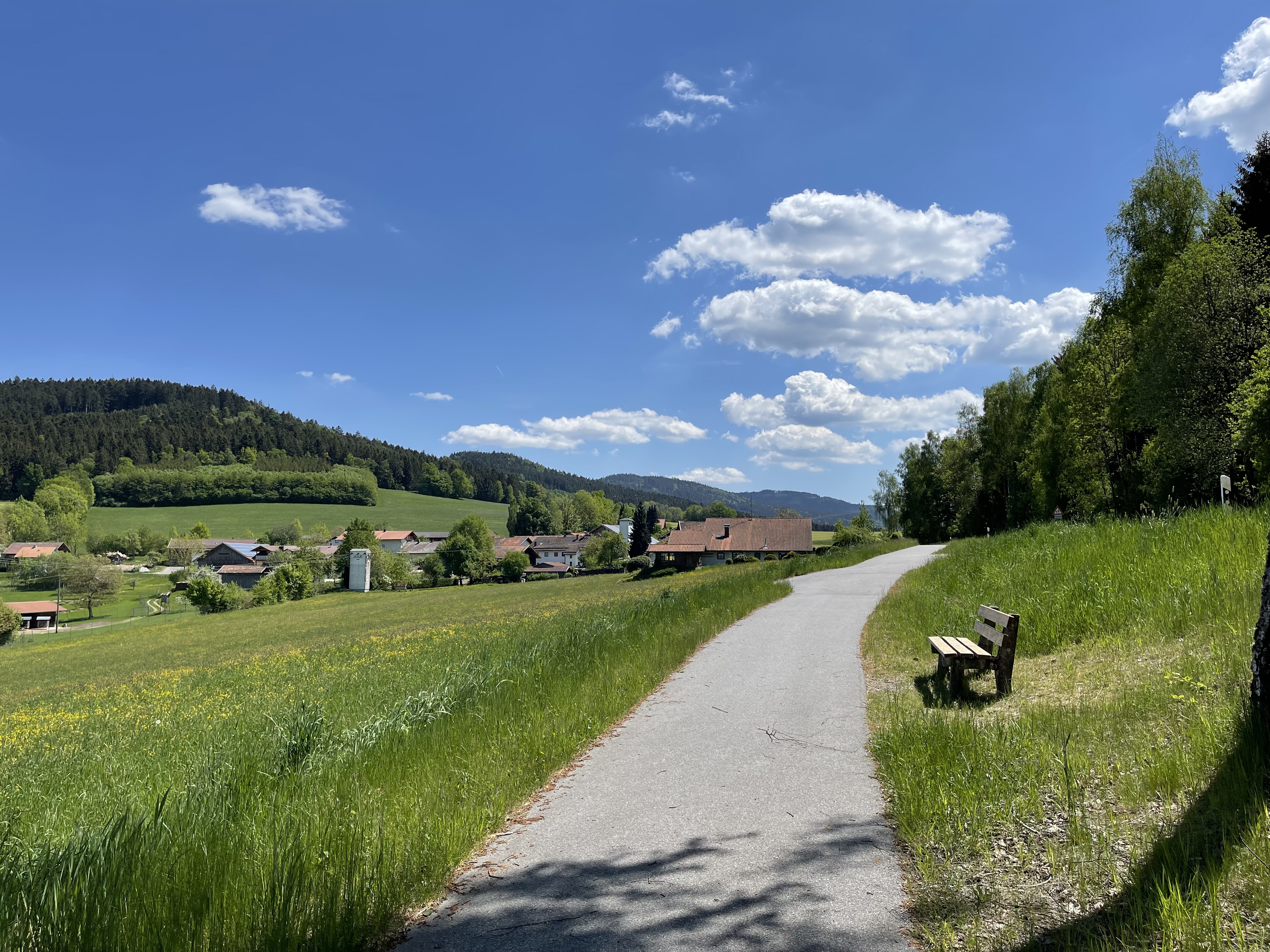 Radweg Richtung Siegersdorf