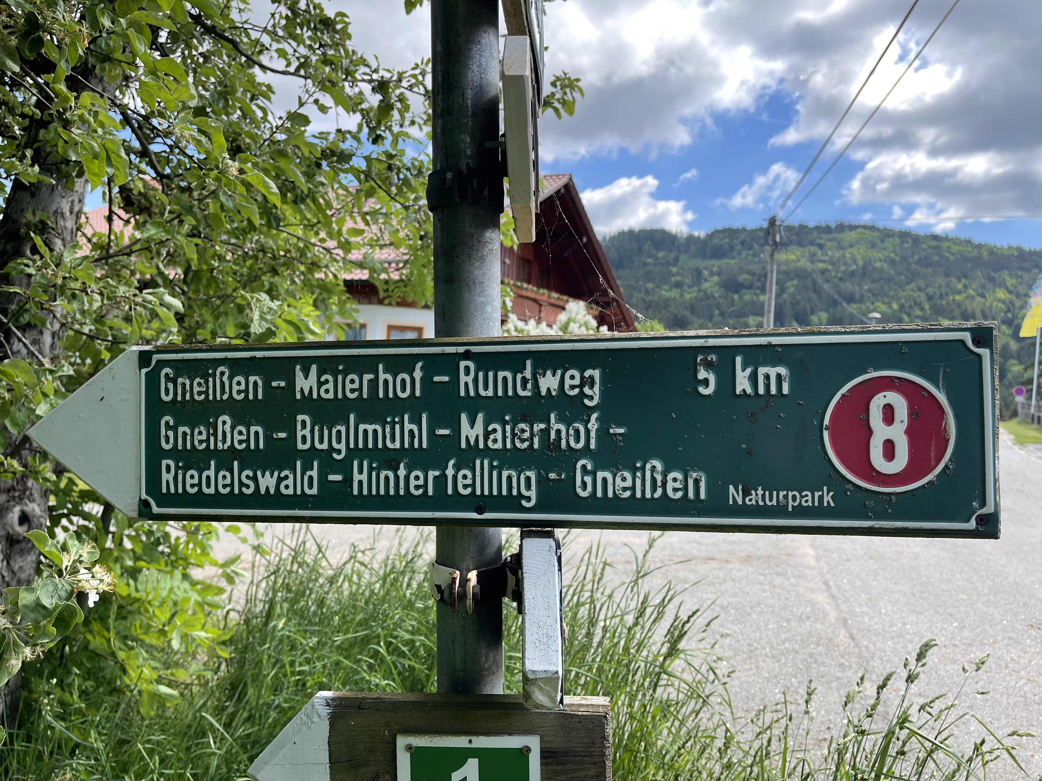 Wanderschild Nr. 8