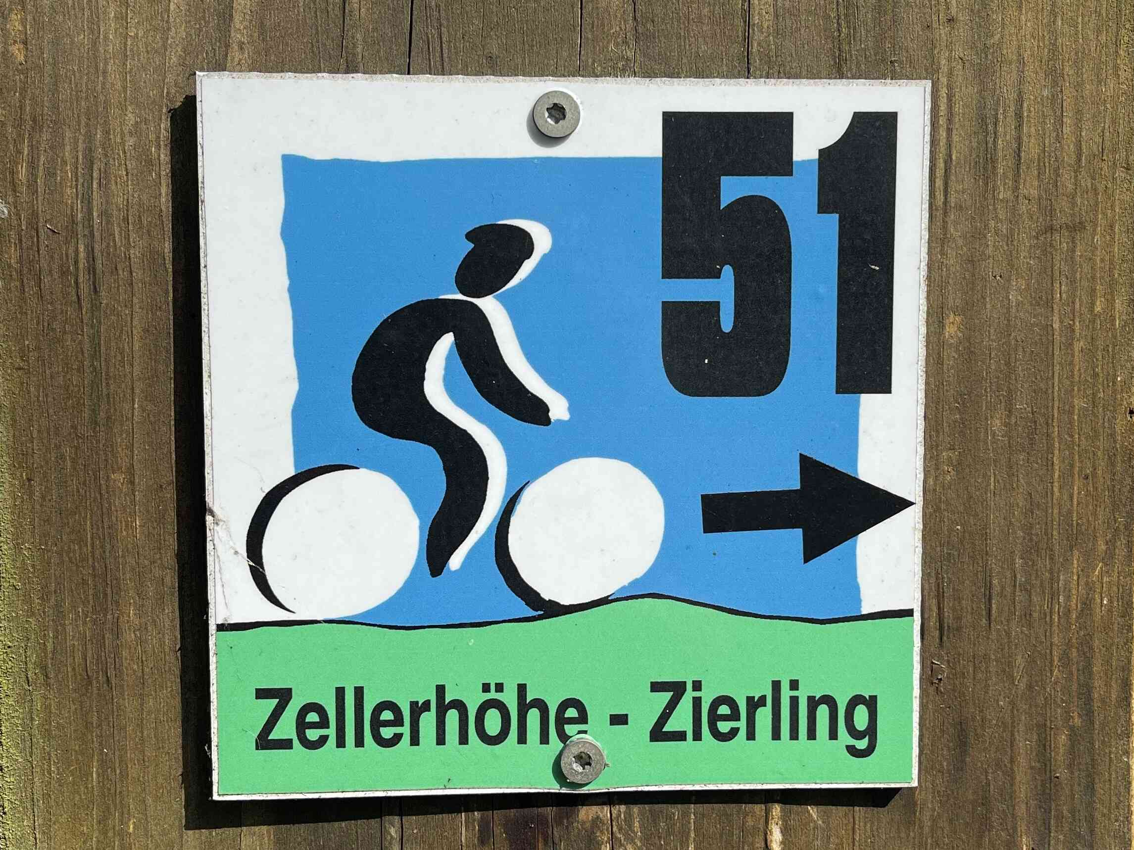 Mountainbiketour Nr. 51 Zellerhöhe - Zierling